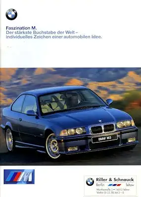 BMW M 3 Prospekt 1998