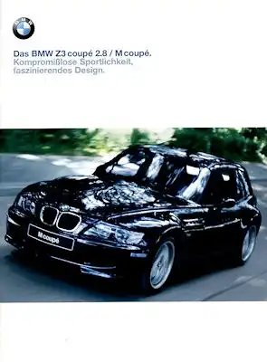 BMW Z 3 Coupé 2.8 / M Coupé Prospekt 1999