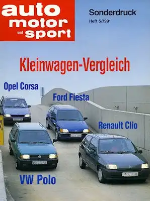 VW Polo 2 Facelift Vergleichstest 1991