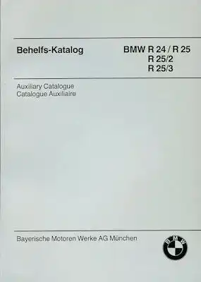 BMW R 24, 25, 25/2 und 25/3 Ersatzteilliste 1955 / Reprint ca. 1980