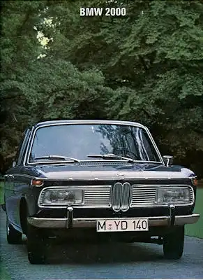 BMW 2000 Prospekt 7.1967