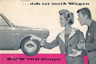 BMW 700 / 700 Coupé Prospekt 2.1960