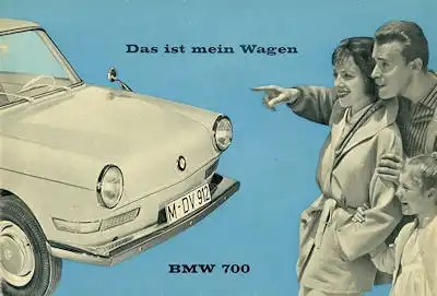 BMW 700 Prospekt 2.1960