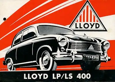 Lloyd LP LS 400 Prospekt ca. 1956