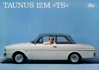 Ford Taunus 12 M TS P 4 Prospekt ca. 1963