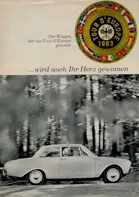 Ford 17 M TS Prospekt ca. 1964
