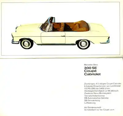 Mercedes-Benz Programm 12.1965