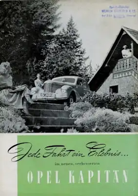 Opel Kapitän Prospekt 1950