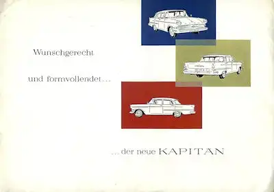Opel Kapitän Prospekt 8.1959