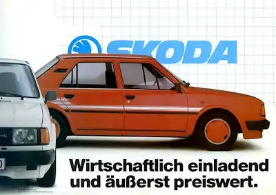 Skoda Programm 1980er Jahre