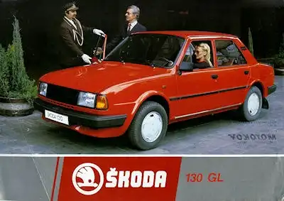 Skoda 130 GL Prospekt 1980er Jahre