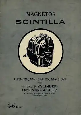 Scintilla Magnetos Beschreibung 5.1926