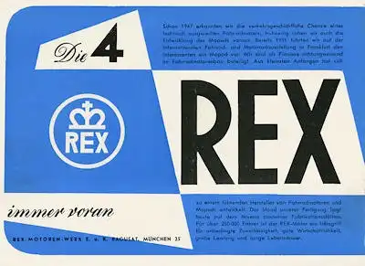 Rex Programm 1954