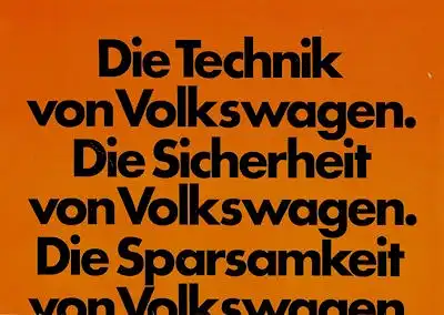VW Derby Prospekt 1.1977