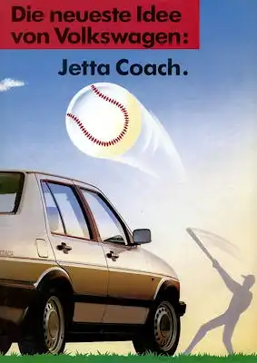 VW Jetta 2 Coach Prospekt 2.1988