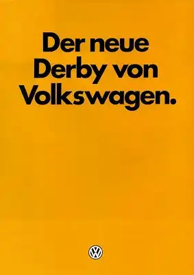 VW Derby 2 Prospekt 9.1981