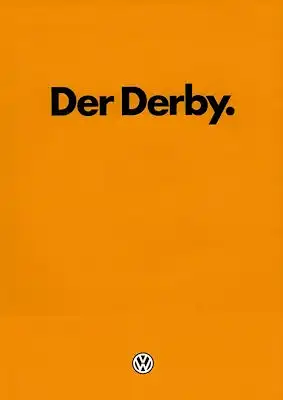 VW Derby Prospekt 1.1980