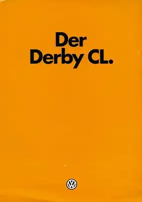 VW Derby CL Prospekt 1.1980