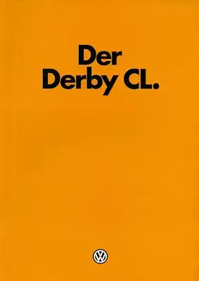 VW Derby CL Prospekt 9.1979