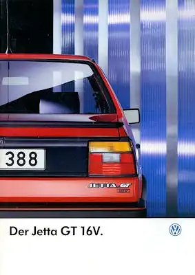 VW Jetta 2 GT 16V Prospekt 4.1987