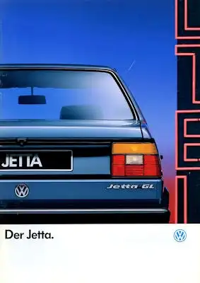 VW Jetta 2 Prospekt 8.1987