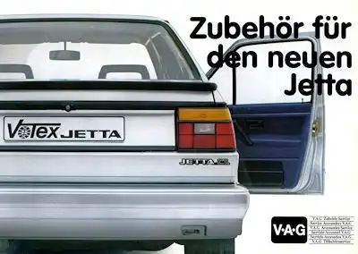 VW Jetta 2 Zubehör Prospekt 3.1984