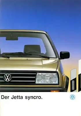VW Jetta 2 Syncro Prospekt 1.1988