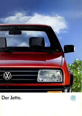 VW Jetta 2 Prospekt 1.1990