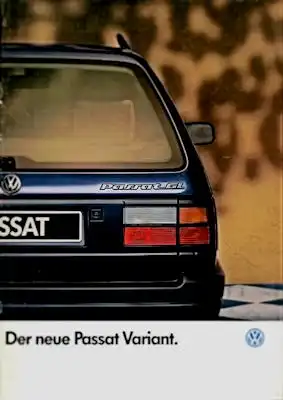 VW Passat B 3 Variant Prospekt 1.1989