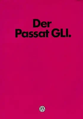 VW Passat GLI Prospekt 8.1979