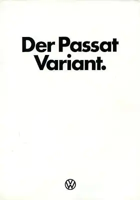 VW Passat Variant Prospekt 11.1973