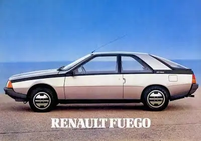 Renault Fuego Prospekt 1980er Jahre