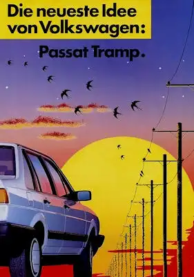 VW Passat B 2 Tramp Prospekt 5.1986