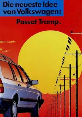 VW Passat B 2 Tramp Prospekt 5.1986