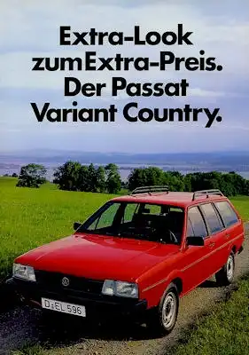 VW Passat B 2 Variant Country Prospekt 8.1984