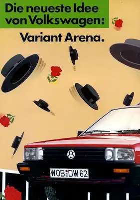 VW Passat B 2 Variant Arena Prospekt 8.1985