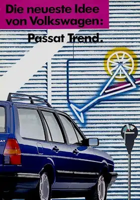 VW Passat B 2 Trend Prospekt 6.1987