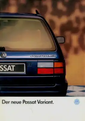 VW Passat B 3 Variant Prospekt 3.1988