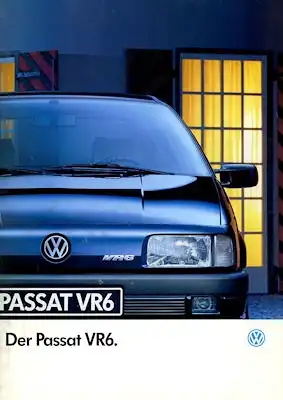 VW Passat B 3 VR 6 Prospekt 1.1993