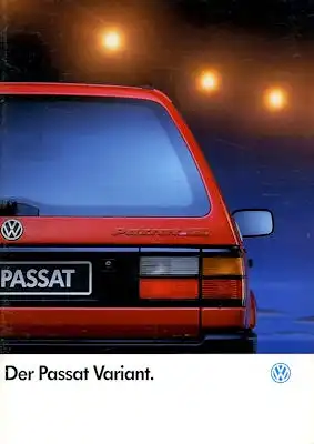 VW Passat B 3 Variant Prospekt 1.1992