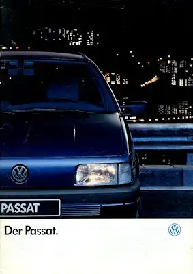 VW Passat B 3 Prospekt 8.1990