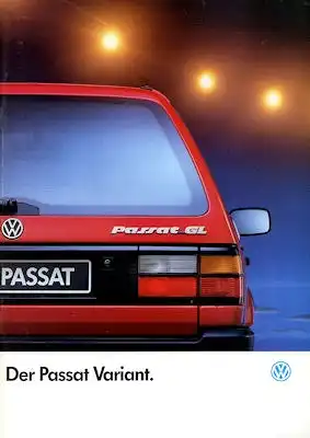 VW Passat B 3 Variant Prospekt 1.1993