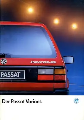 VW Passat B 3 Variant Prospekt 8.1992