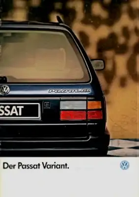 VW Passat B 3 Variant Prospekt 8.1989