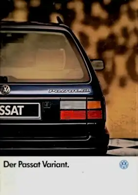 VW Passat B 3 Variant Prospekt 1.1990