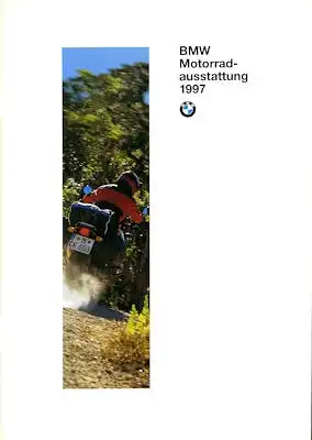 BMW Motorradausstattung Prospekt 1997