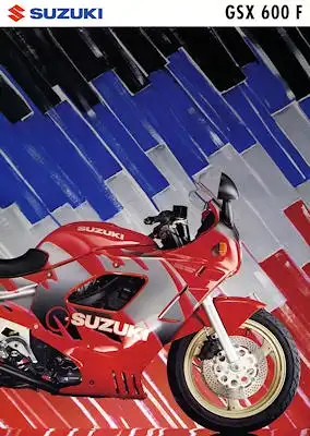 Suzuki GSX 600 F Prospekt 1992