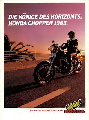 Honda Chopper Programm 1983