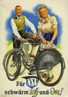 NSU Fahrrad Programm 1939