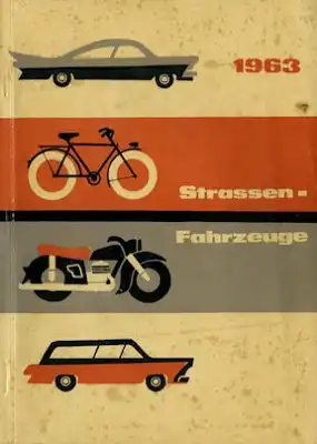 Straßenfahrzeuge (der DDR) Katalog 1963
